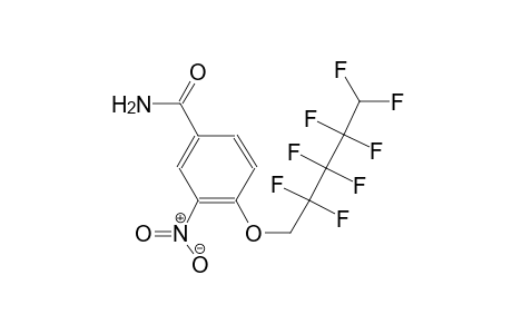 3-Nitro-4-(2,2,3,3,4,4,5,5-octafluoro-pentyloxy)-benzamide