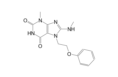 3-methyl-8-(methylamino)-7-(2-phenoxyethyl)-3,7-dihydro-1H-purine-2,6-dione