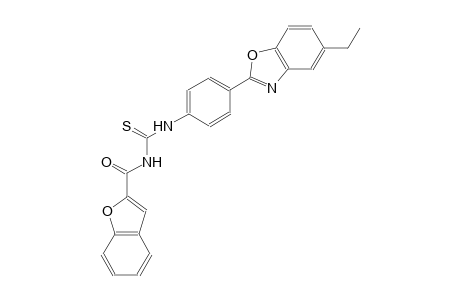 thiourea, N-(2-benzofuranylcarbonyl)-N'-[4-(5-ethyl-2-benzoxazolyl)phenyl]-