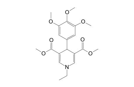 1-Ethyl-4-(3,4,5-trimethoxyphenyl)-4H-pyridine-3,5-dicarboxylic acid dimethyl ester