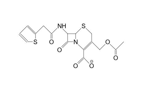 7-(2-[2]Thienyl-acetamido)-cephalosporanic acid, anion