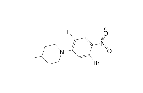 1-(5-bromo-2-fluoro-4-nitrophenyl)-4-methylpiperidine