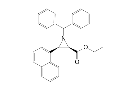 Ethyl 1-(benzhydryl)-3-(naphthalen-1'-yl)aziridine-2-carboxylate