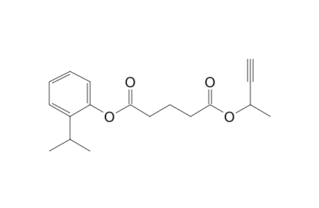 Glutaric acid, but-3-yn-2-yl 2-isopropylphenyl ester