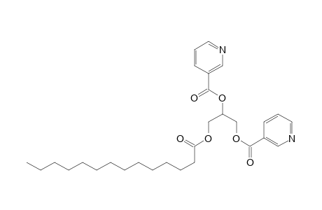 (2-pyridin-3-ylcarbonyloxy-3-tetradecanoyloxy-propyl) pyridine-3-carboxylate