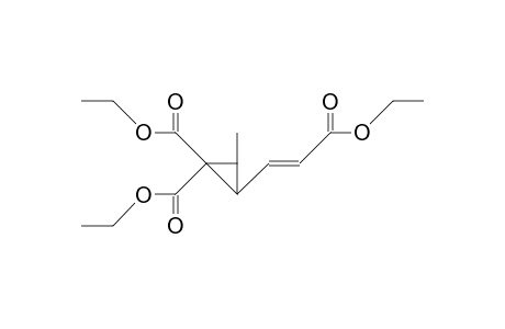 cis-3-(2-Ethoxycarbonyl-vinyl)-2-methyl-1,1-cyclopropanedicarboxylic acid, diethyl ester