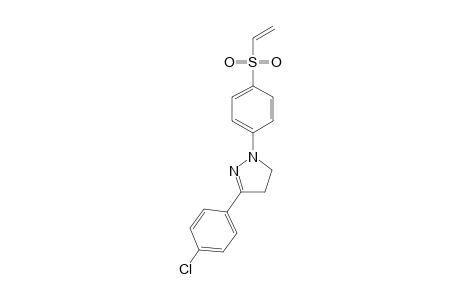 3-(4-chlorophenyl)-1-(4-ethenylsulfonylphenyl)-4,5-dihydropyrazole