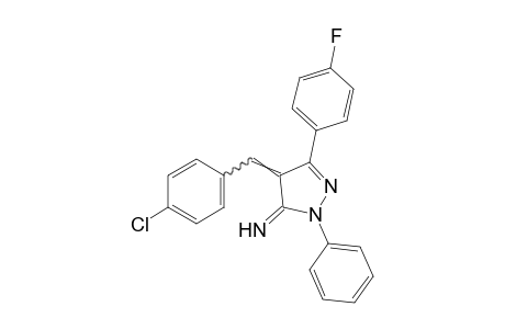 4-(p-chlorobenzylidene)-3-(p-fluorophenyl)-5-imino-1-phenyl-2-pyrazoline
