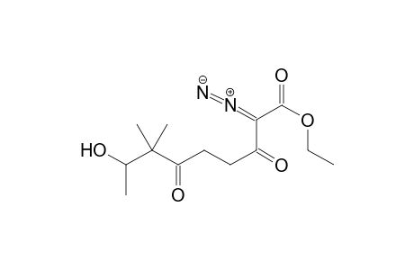 Ethyl 2-hydrazono-8-hydroxy-7,7-dimethyl-3,6-dioxononanoate