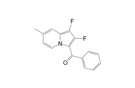 (1,2-Difluoro-7-methylindolizin-3-yl)phenylmethanone