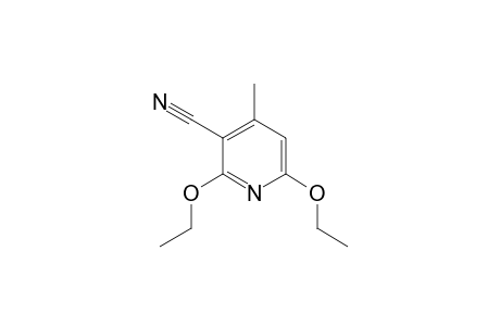 3-Pyridinecarbonitrile, 2,6-diethoxy-4-methyl-