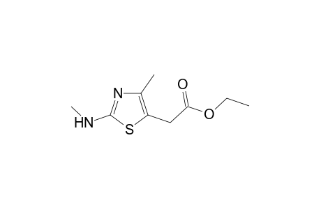 4-methyl-2-(methylamino)-5-thiazoleacetic acid, ethyl ester