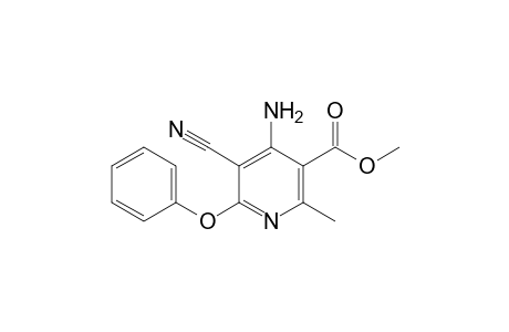 4-Amino-5-cyano-2-methyl-6-phenoxy-nicotinic acid methyl ester