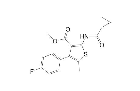 methyl 2-[(cyclopropylcarbonyl)amino]-4-(4-fluorophenyl)-5-methyl-3-thiophenecarboxylate