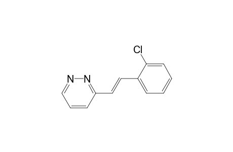 3-[(E)-2-(2-chlorophenyl)ethenyl]pyridazine