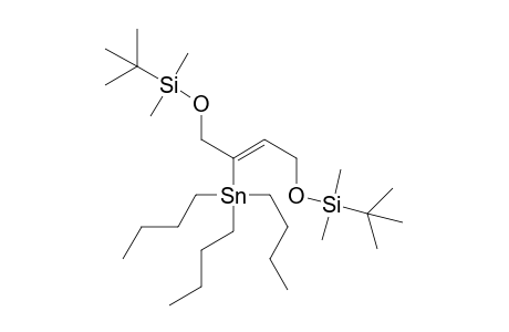 4,9-Dioxa-3,10-disiladodec-6-ene, 2,2,3,3,10,10,11,11-octamethyl-6-(tributylstannyl)-, (E)-