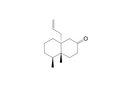 (4aR,5S,8aR)-4a,5-dimethyl-8a-(2-propenyl)-2-decalone