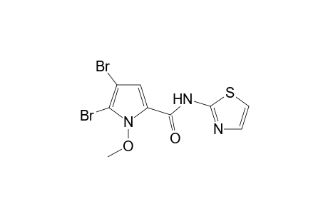 4,5-Dibromo-1-methoxypyrrole-2-(N-2'-thiazolyl)carboxamide