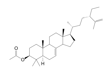 (24S)-4,4-Dimethyl-5.alpha.-poriferasta-7,25-dien-3.beta.-yl acetate