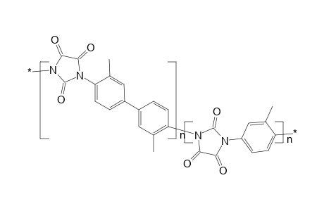 Poly(3,3'-bitoluene-n,n'-imidazolidinetrione-diyl-co-toluene-n,n'-imidazolidinetrione-diyl)