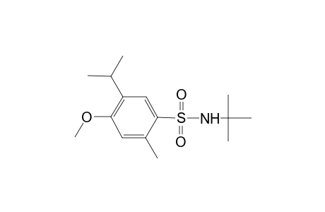 Benzenesulfonamide, N-(1,1-dimethylethyl)-4-methoxy-2-methyl-5-(1-methylethyl)-