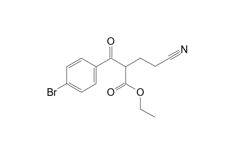 2-(4-bromobenzoyl)-4-cyanobutanoate