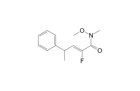 (Z)-2-Fluoro-N-methoxy-N-methyl-4-phenylpent-2-enamide