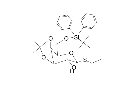 (3aS,4R,6S,7R,7aR)-4-[(tert-butyl-di(phenyl)silyl)oxymethyl]-6-ethylsulfanyl-2,2-dimethyl-4,6,7,7a-tetrahydro-3aH-[1,3]dioxolo[4,5-d]pyran-7-ol