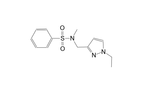 benzenesulfonamide, N-[(1-ethyl-1H-pyrazol-3-yl)methyl]-N-methyl-