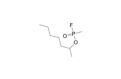 1-Methylhexyl methylphosphonofluoridoate