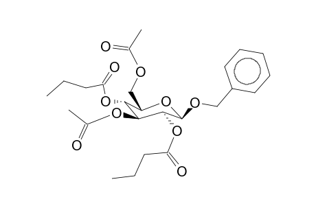 Benzyl-3,6-di-O-acetyl-2,4-di-O-butyryl-b-d-glucopyranoside
