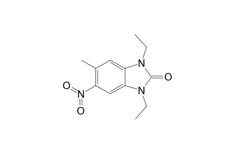 1,3-Diethyl-5-methyl-6-nitro-2,3-dihydro-1H-1,3-benzodiazol-2-one