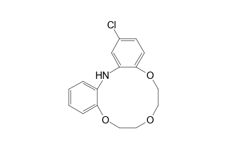 2-Chloro-6,7,9,10-tetrahydro-16H-dibenzo[b,k][1,4,7,10]-monoazatrioxacyclododecin