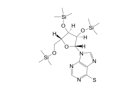 Thioinosine, 3tms derivative