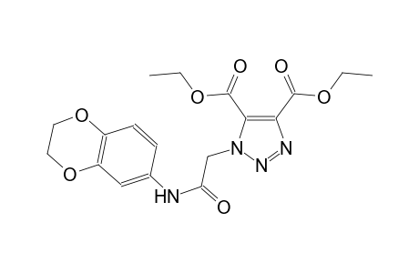 1H-1,2,3-triazole-4,5-dicarboxylic acid, 1-[2-[(2,3-dihydro-1,4-benzodioxin-6-yl)amino]-2-oxoethyl]-, diethyl ester