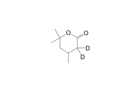 2H-Pyran-2-one-3-d, tetrahydro-3-d-4,6,6-trimethyl-