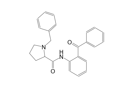 2-pyrrolidinecarboxamide, N-(2-benzoylphenyl)-1-(phenylmethyl)-, (2S)-