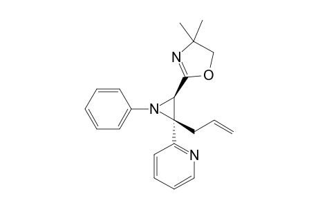 (R*,R*)-2-[2-Allyl-3-(4,4-dimethyl-4,5-dihydrooxazol-2-yl)-1-phenylaziridin-2-yl]pyridine