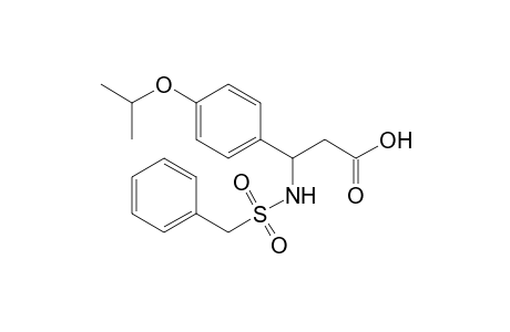 3-(benzylsulfonylamino)-3-(4-isopropoxyphenyl)propanoic acid