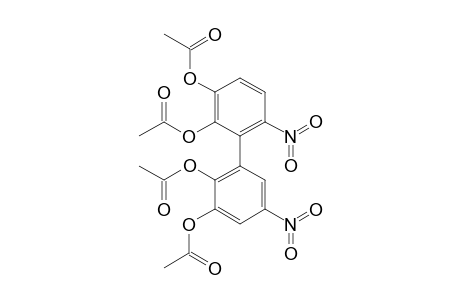 2,2',3,3'-Tetrahydroxy-5,6'-dinitrobiphenyl tetraacetyl dev.