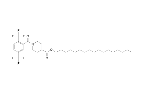 Isonipecotic acid, N-(2,5-di(trifluoromethyl)benzoyl)-, heptadecyl ester