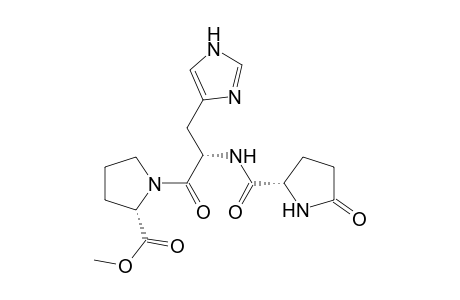 L-Proline, 1-[N-(5-oxo-L-prolyl)-L-histidyl]-, methyl ester