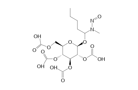 N-Nitroso-1-methylaminopentyl-2,3,4,6-tetra-O-acetyl-b-d-glucopyranoside