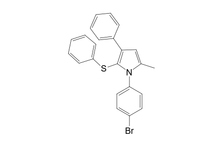1-(4-Bromophenyl)-5-methyl-3-phenyl-2-(phenylthio)pyrrole