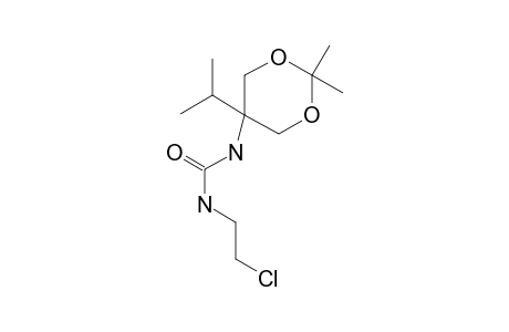 3-(2-chloroethyl)-1-(2,2-dimethyl-5-propan-2-yl-1,3-dioxan-5-yl)urea