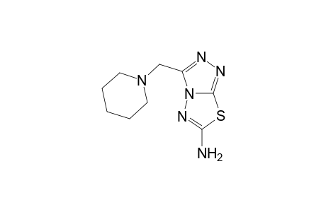 3-(1-piperidinylmethyl)-[1,2,4]triazolo[3,4-b][1,3,4]thiadiazol-6-amine