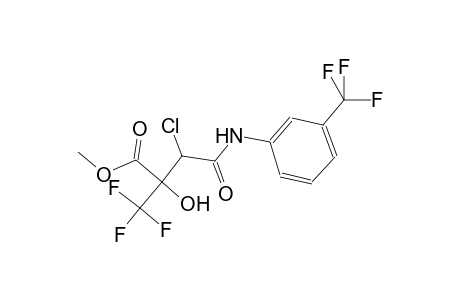 methyl 3-chloro-2-hydroxy-4-oxo-2-(trifluoromethyl)-4-[3-(trifluoromethyl)anilino]butanoate