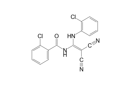 o-chloro-N-[1-(o-chloroanilino)-2,2-dicyanovinyl]benzamide