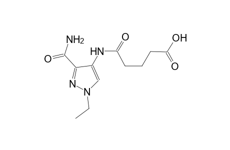 pentanoic acid, 5-[[3-(aminocarbonyl)-1-ethyl-1H-pyrazol-4-yl]amino]-5-oxo-