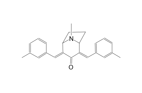 8-azabicyclo[3.2.1]octan-3-one, 8-methyl-2,4-bis[(3-methylphenyl)methylene]-, (2E,4E)-